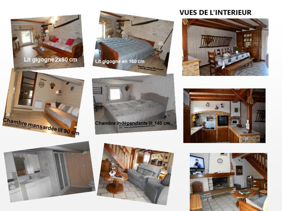 Marais Poitevin Bord Riviere Peche ,Barque, Velos, Wifi, Linge, Cheminee, Cuisine, Terrain De Boules La Taillee Екстериор снимка